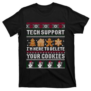 Funny Christmas Tech Support Shirt Computer Programmer Gift T-Shirt