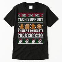 Funny Christmas Tech Support Shirt Computer Programmer Gift Tall T-Shirt
