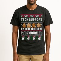 Funny Christmas Tech Support Shirt Computer Programmer Gift Tall T-Shirt