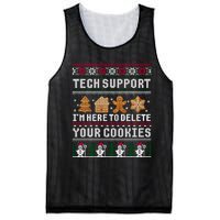 Funny Christmas Tech Support Shirt Computer Programmer Gift Mesh Reversible Basketball Jersey Tank