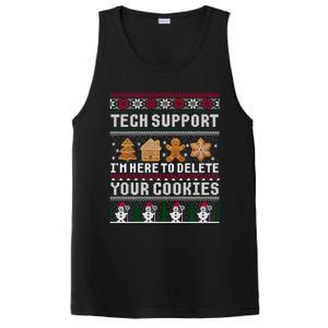 Funny Christmas Tech Support Shirt Computer Programmer Gift PosiCharge Competitor Tank