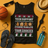 Funny Christmas Tech Support Shirt Computer Programmer Gift Tank Top