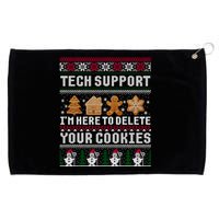 Funny Christmas Tech Support Shirt Computer Programmer Gift Grommeted Golf Towel