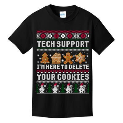Funny Christmas Tech Support Shirt Computer Programmer Gift Kids T-Shirt