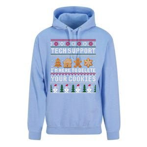 Funny Christmas Tech Support Shirt Computer Programmer Gift Unisex Surf Hoodie