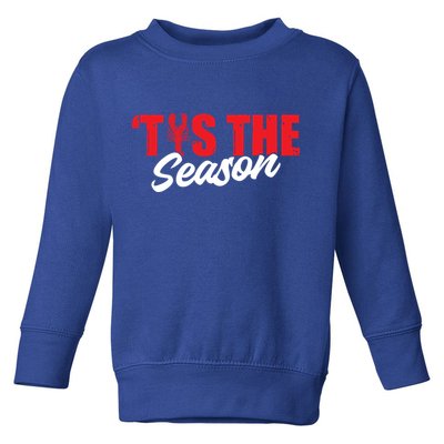 Funny Crayfish Tis The Season Crawfish Boil Cute Gift Toddler Sweatshirt