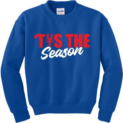 Funny Crayfish Tis The Season Crawfish Boil Cute Gift Kids Sweatshirt