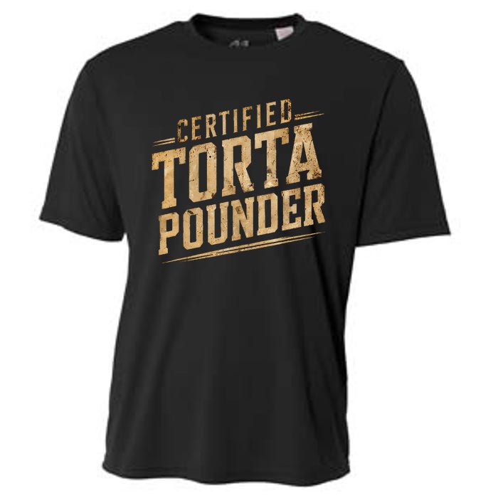 Funny Certified Torta Pounder Latino Cooling Performance Crew T-Shirt