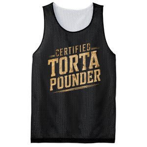 Funny Certified Torta Pounder Latino Mesh Reversible Basketball Jersey Tank