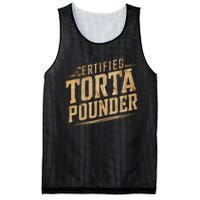 Funny Certified Torta Pounder Latino Mesh Reversible Basketball Jersey Tank