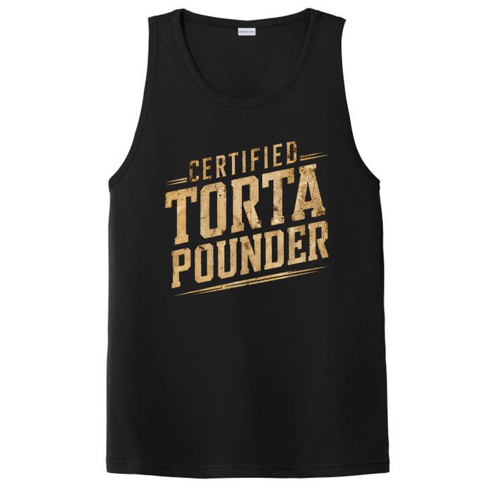 Funny Certified Torta Pounder Latino PosiCharge Competitor Tank