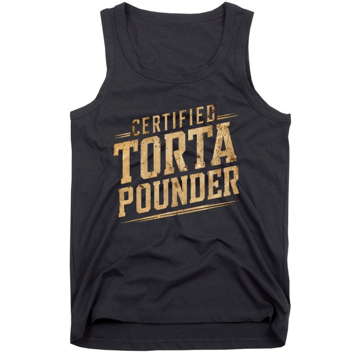 Funny Certified Torta Pounder Latino Tank Top