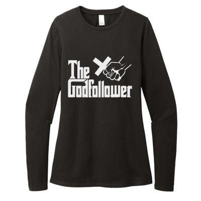 Funny Christian The God follower Womens CVC Long Sleeve Shirt