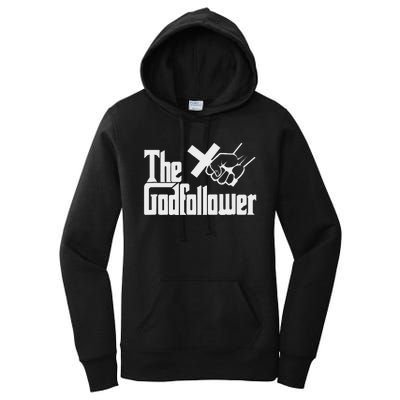 Funny Christian The God follower Women's Pullover Hoodie