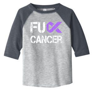 Fuck Cancer Testicular Cancer Awareness Funny Gift Cool Gift Toddler Fine Jersey T-Shirt