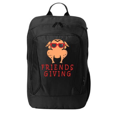 Friendsgiving Cool Thanksgiving Turkey Funny City Backpack