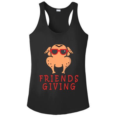 Friendsgiving Cool Thanksgiving Turkey Funny Ladies PosiCharge Competitor Racerback Tank
