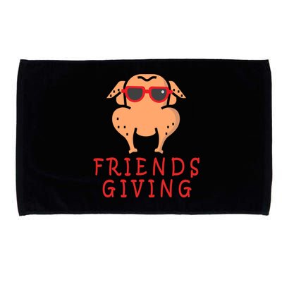 Friendsgiving Cool Thanksgiving Turkey Funny Microfiber Hand Towel