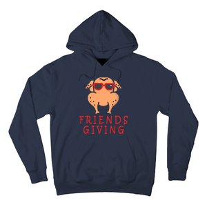 Friendsgiving Cool Thanksgiving Turkey Funny Hoodie