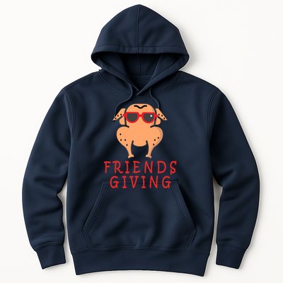 Friendsgiving Cool Thanksgiving Turkey Funny Hoodie