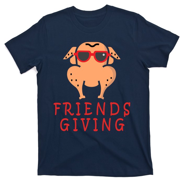 Friendsgiving Cool Thanksgiving Turkey Funny T-Shirt