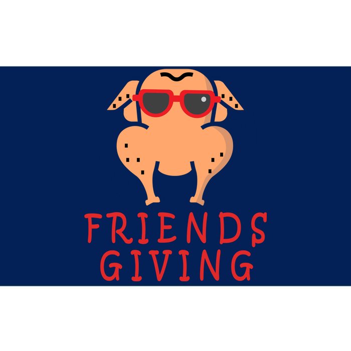 Friendsgiving Cool Thanksgiving Turkey Funny Bumper Sticker