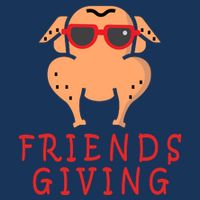 Friendsgiving Cool Thanksgiving Turkey Funny 16 in Basic Backpack
