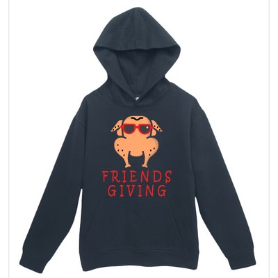 Friendsgiving Cool Thanksgiving Turkey Funny Urban Pullover Hoodie