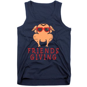 Friendsgiving Cool Thanksgiving Turkey Funny Tank Top