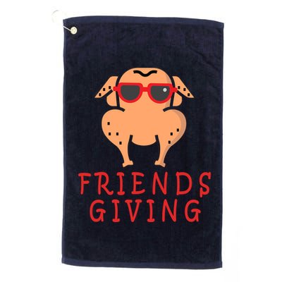 Friendsgiving Cool Thanksgiving Turkey Funny Golf Towel