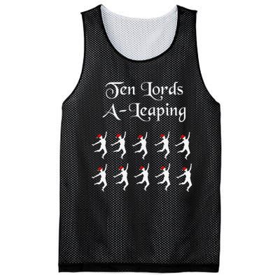  Funny Christmas Tee Shirt Lords A Leaping Tee  Mesh Reversible Basketball Jersey Tank