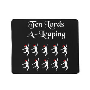  Funny Christmas Tee Shirt Lords A Leaping Tee  Mousepad