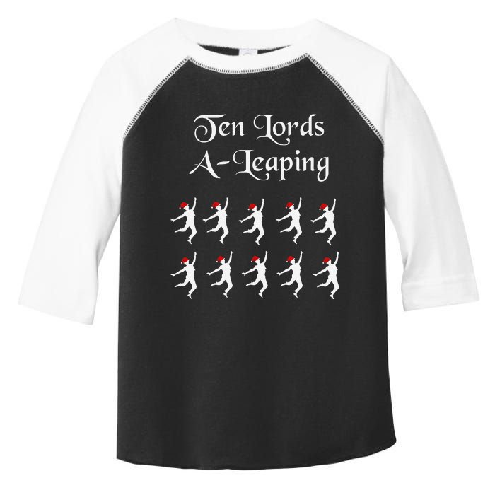  Funny Christmas Tee Shirt Lords A Leaping Tee  Toddler Fine Jersey T-Shirt