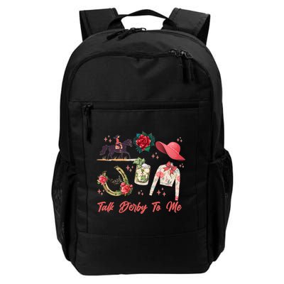 Funny Cute Talk Derby To Me Horse Racing Backpack