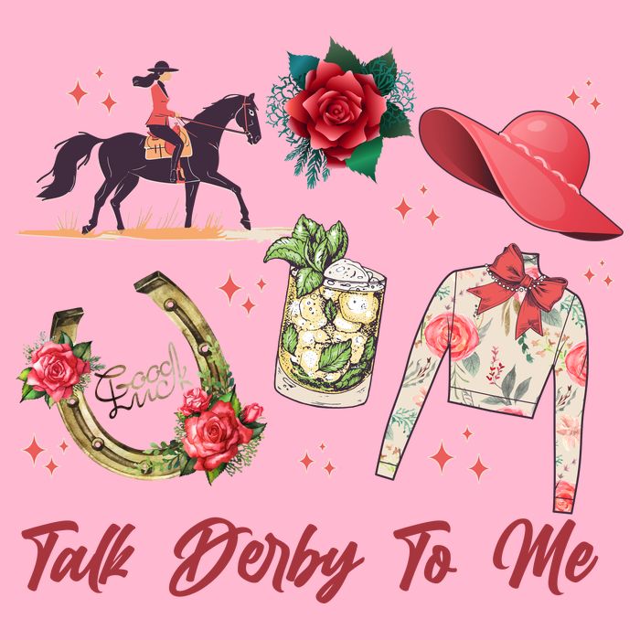 Funny Cute Talk Derby To Me Horse Racing Doggie Tank