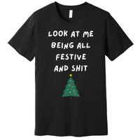 Funny Christmas Tree Gift Premium T-Shirt