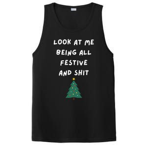 Funny Christmas Tree Gift PosiCharge Competitor Tank