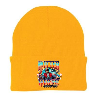 Funny Cute Trump Hotter Than A Hoochie Coochie Gift Knit Cap Winter Beanie