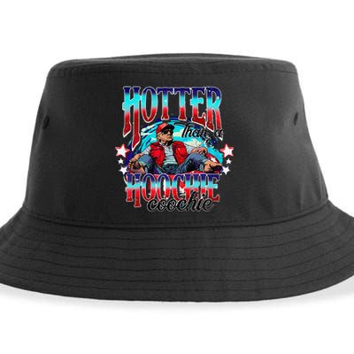 Funny Cute Trump Hotter Than A Hoochie Coochie Gift Sustainable Bucket Hat