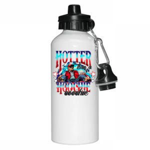 Funny Cute Trump Hotter Than A Hoochie Coochie Gift Aluminum Water Bottle