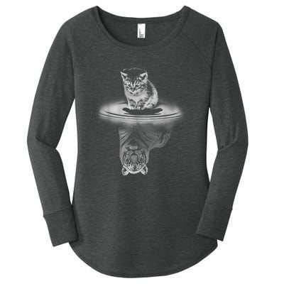 Funny Cat T Never Dream Gift For Cat Lovers Women's Perfect Tri Tunic Long Sleeve Shirt