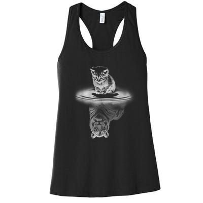 Funny Cat T Never Dream Gift For Cat Lovers Women's Racerback Tank