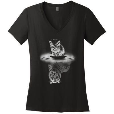 Funny Cat T Never Dream Gift For Cat Lovers Women's V-Neck T-Shirt