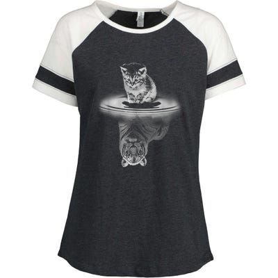 Funny Cat T Never Dream Gift For Cat Lovers Enza Ladies Jersey Colorblock Tee