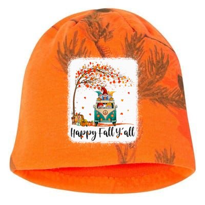 Funny Cute Tu Happy Fall Y'all Thanksgiving Gnome Lover Costume Autumn Gift Kati - Camo Knit Beanie