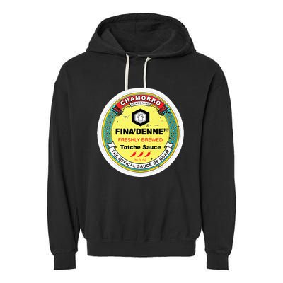 Finadenne Chamorro The Sauce Of Guam Garment-Dyed Fleece Hoodie