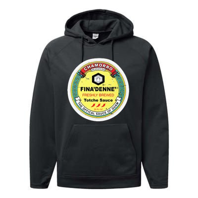 Finadenne Chamorro The Sauce Of Guam Performance Fleece Hoodie