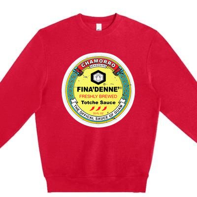 Finadenne Chamorro The Sauce Of Guam Premium Crewneck Sweatshirt