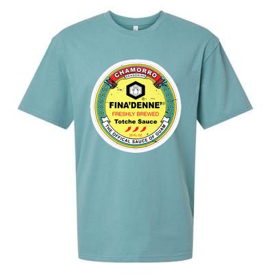 Finadenne Chamorro The Sauce Of Guam Sueded Cloud Jersey T-Shirt