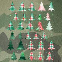 Festive Christmas Trees Patterns Mash Up Legacy Tie Dye Trucker Hat
